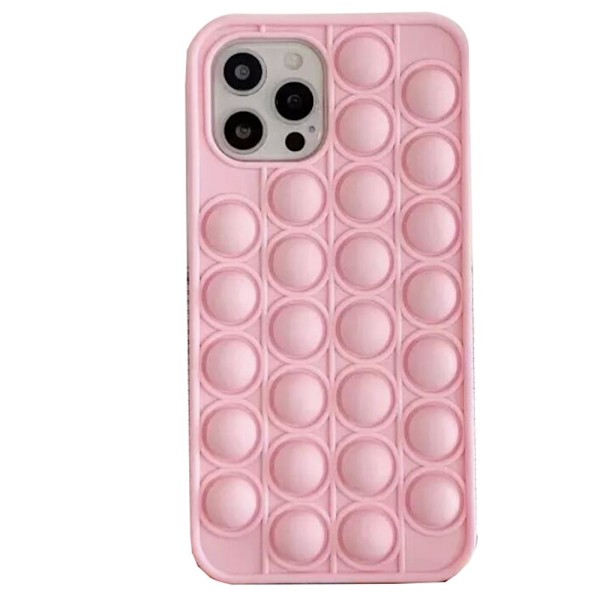 iPhone 12 Pro Max - Fidget Pop It Silikonskal Rainbow
