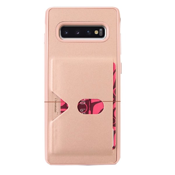 Samsung Galaxy S10 Plus - Praktiskt Stilsäkert Skal (HANMAN) Svart