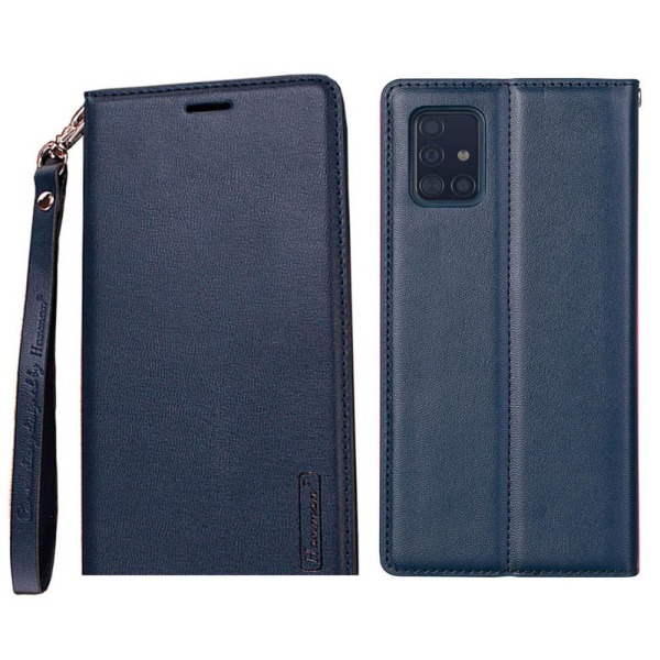 Samsung Galaxy A51 - Hanman Wallet etui Black Svart