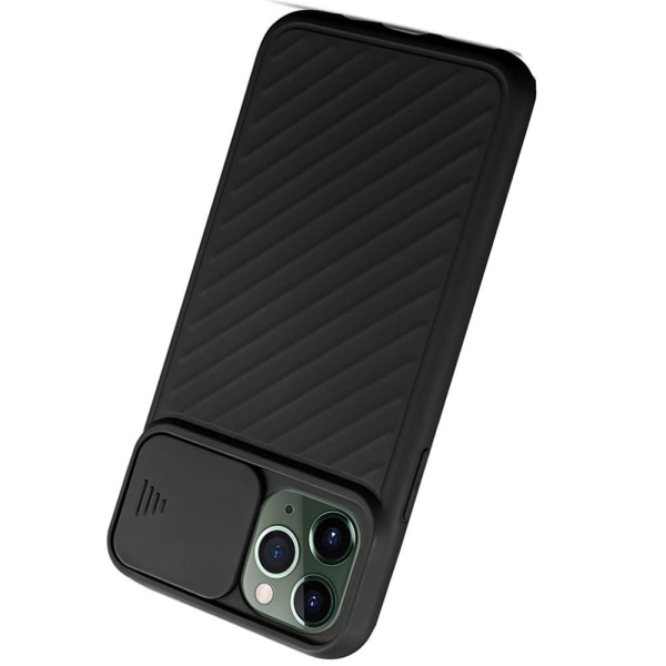 iPhone 12 Pro - glatt deksel med kamerabeskyttelse Lila