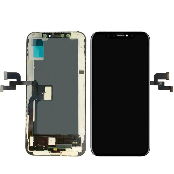 iPhone XS OLED LCD & Pekskärm Digitizer AAA+++ Svart