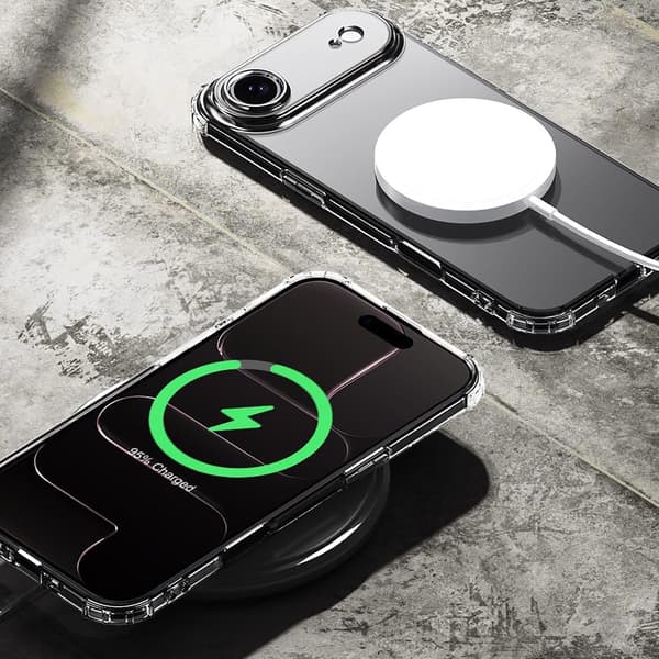 iPhone 17 Air - Smart Skyddsskal i silikon Clear