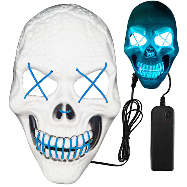 Sista Chansen! Halloweenfestens mest lysande accessoar - LED Purge Mask