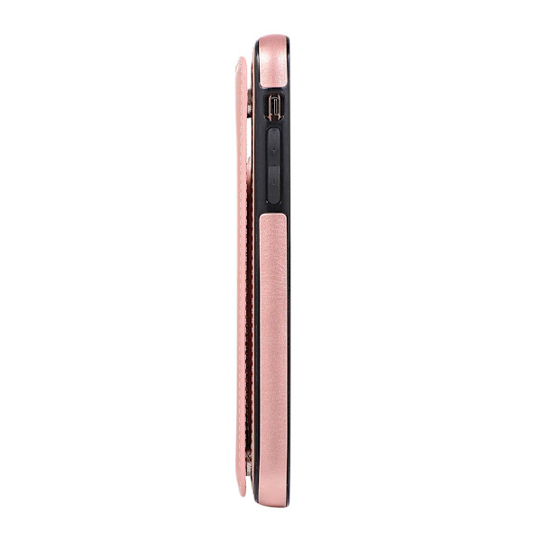 Elegant Smart Skal med Kortfack - iPhone 11 Pro Max Red