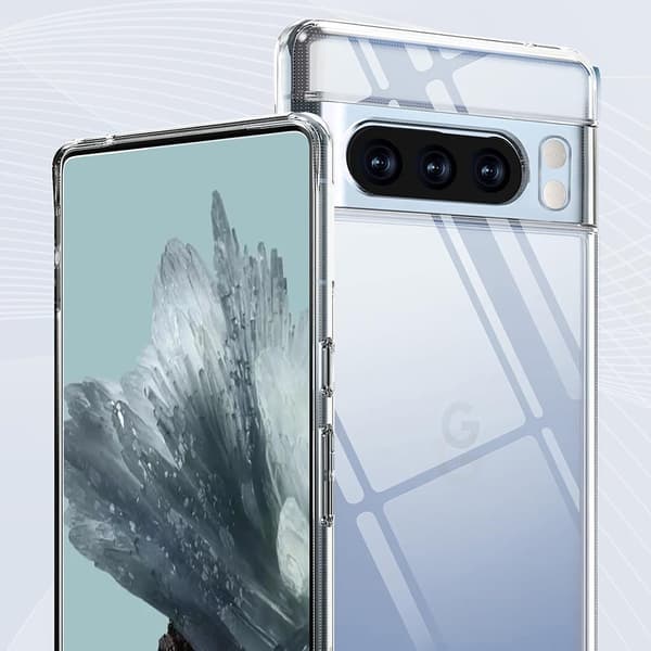 Google Pixel 8 Pro - Smart Stilrent Ultra Tunt Skyddsskal i Silikon