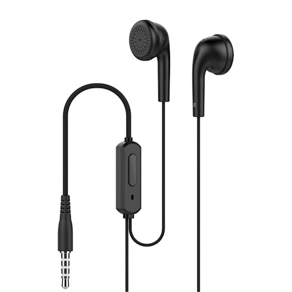Q1 Mijiaer 3.5mm AUX Hörlurar Svart