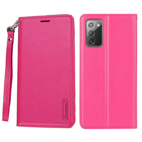 Samsung Galaxy Note 20 - Plånboksfodral (HANMAN) Roséguld