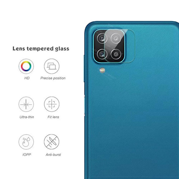 Näytönsuoja + Kameran linssisuoja HD 0,3mm Galaxy A12 Transparent