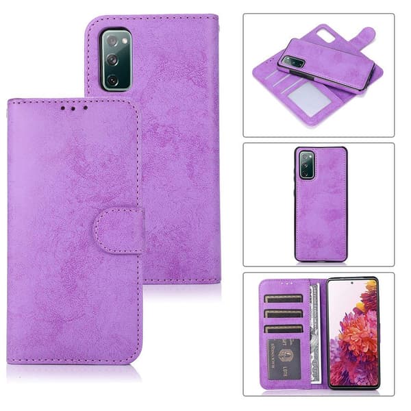 Samsung Galaxy S20 FE - LEMAN Wallet etui Marinblå