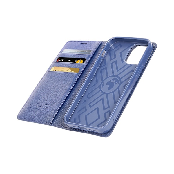 iPhone 14 Plus - HANMAN Plånboksfodral Lila