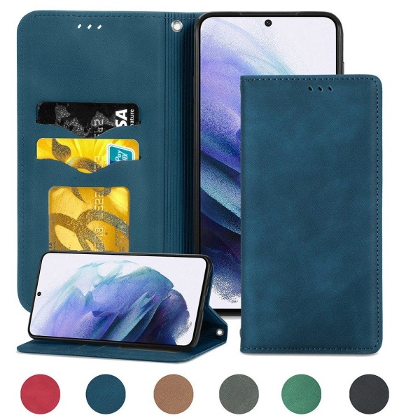 Samsung Galaxy S21 - FLOVEME Plånboksfodral Svart
