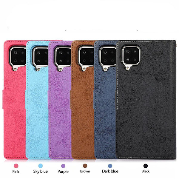 Samsung Galaxy A42 - LEMAN Plånboksfodral Rosa