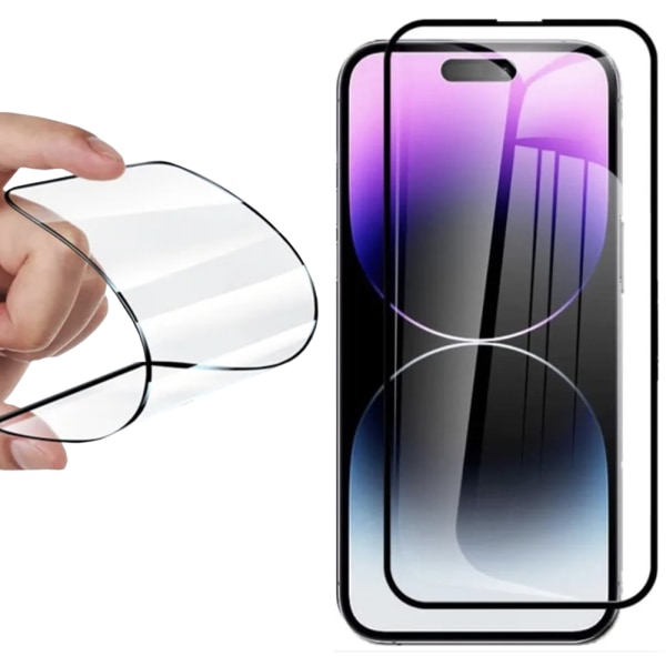iPhone 15 Pro Max - 3-Pack Keramiskt Skärmskydd HD 0,3mm Transparent