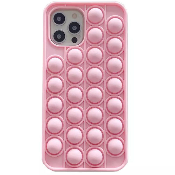 iPhone 12 Pro Max - Fidget Pop It Silikonskal Rainbow