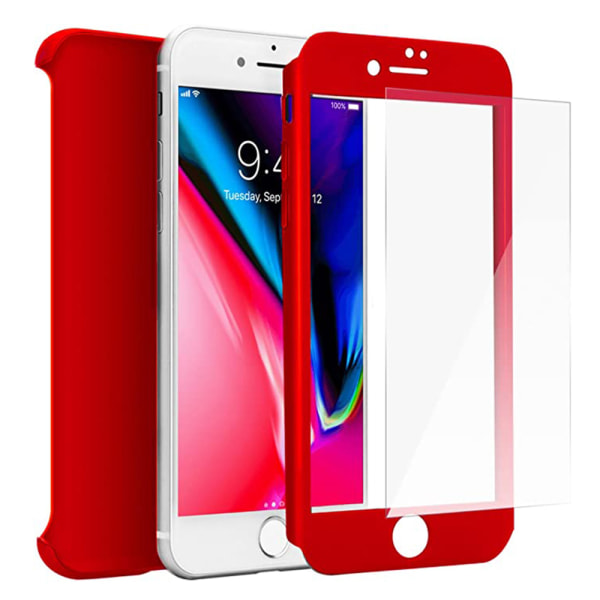 iPhone SE 2022 - Dubbelskal FLOVEME Silver