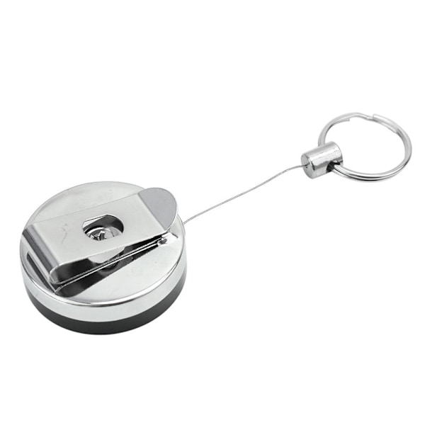 Effektfull Utdragbar Nyckelring Silver