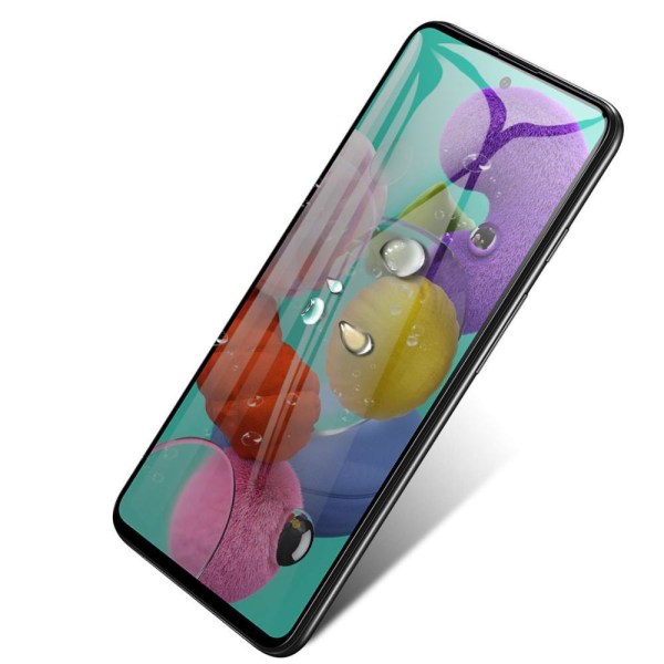Samsung A51 2.5D Anti-Spy Näytönsuoja Ram 9H 0,3mm Black
