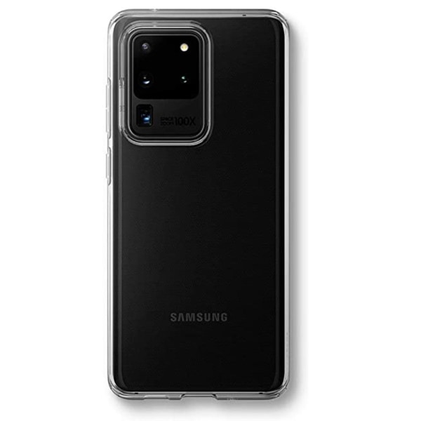 Samsung Galaxy S20 Ultra - Tyndt silikone etui Transparent Transparent/Genomskinlig