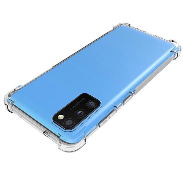 Samsung Galaxy A41 - Stötdämpande Skyddsskal med Skärmskydd Transparent