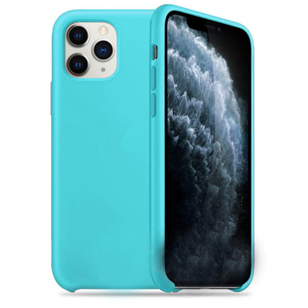 iPhone 11 - Skyddande Slim&Smooth Silikonskal (FLOVEME) LightBlue Himmelsblå