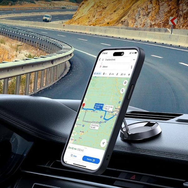 iPhone 15 Plus - Smidigt Magnetiskt Matt Fodral