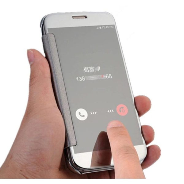 iPhone 6/6S Plus - LEMAN Stilfuldt Clear View etui (ORIGINAL) Silver