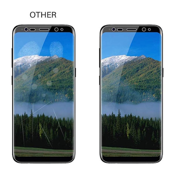 Samsung S9+ 3-PACK näytönsuoja Nano-Soft Screen-Fit HD-Clear Transparent/Genomskinlig