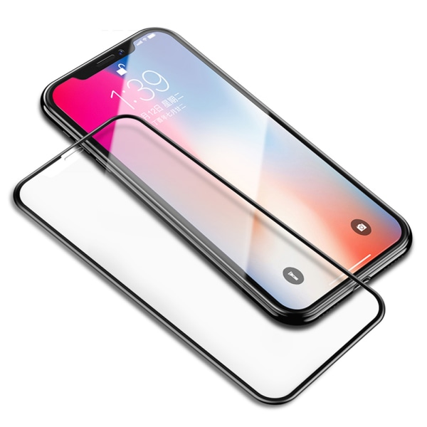 iPhone XR - Etui med kortholder og skjermbeskytter Transparent