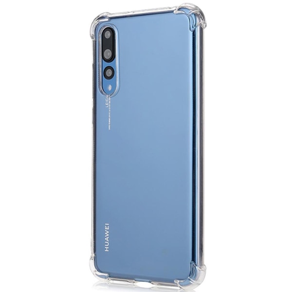 Huawei P20 Pro - Stødabsorberende Air-Bag silikonetui (FLOVEME) Rosa/Lila