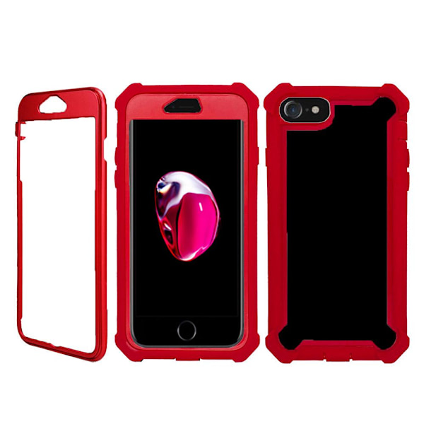 iPhone 7 - Stötdämpande Stilrent Fodral ARMY Röd