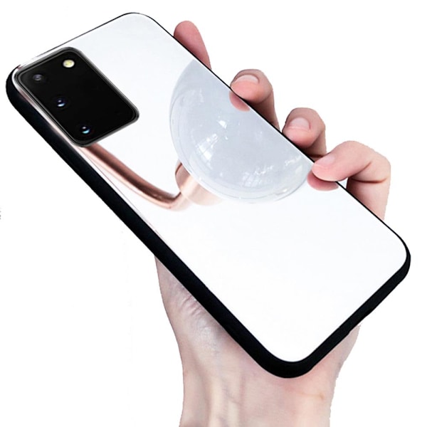Exklusivt Spegelskal för Samsung Galaxy S20 - Elegans Möter Funktion! Silver