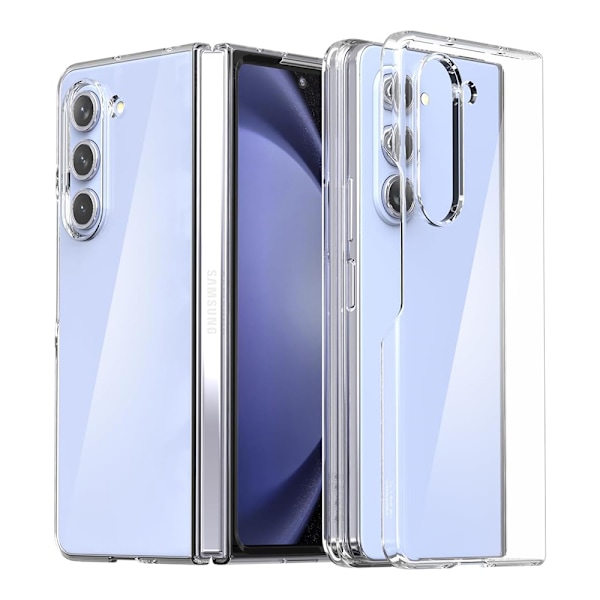 Samsung Galaxy Z Fold 6 - Effektivt Skyddande TPU/PC Mobilskal Transparent