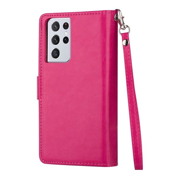 Samsung Galaxy S21 Ultra - 9-Card Wallet Case Turkos