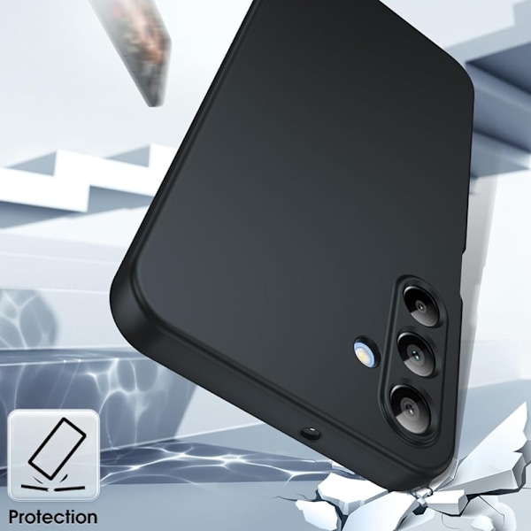 Samsung Galaxy S24 FE - Mattbehandlat stilrent skal Svart