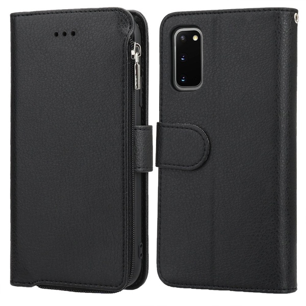 Samsung Galaxy S20FE - Stilsäkert Effetkfullt Plånboksfodral Svart