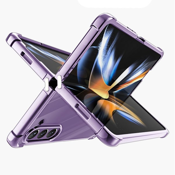 Samsung Galaxy Z Fold 6 - Hybridskal med Stötdämpande Hörn Transparent