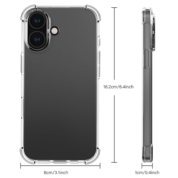 iPhone 16 -  Elegant och Högkvalitativt silikonskal