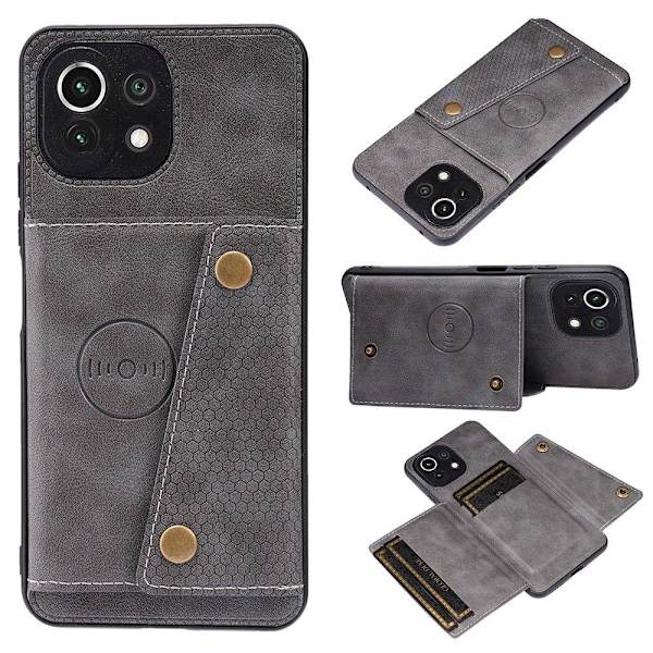 Xiaomi Mi 11 Lite - Etui med kortholder Svart