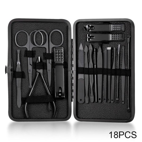 Hög Kvalitets Manikyr/Pedikyr Kit 12-Pack