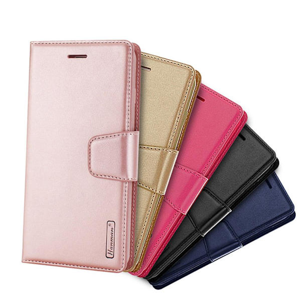 Elegant etui med pung fra Hanman - Samsung Galaxy S10 Svart