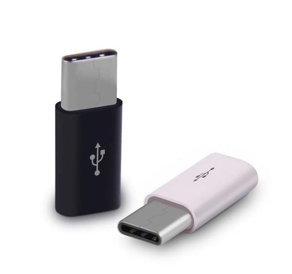 Nya USB 3.1 Typ-C hane till Micro USB hona Adapter Converter Svart