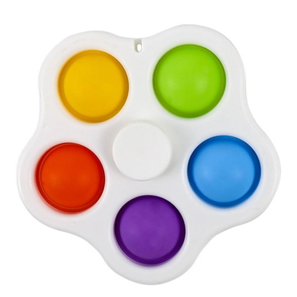 Blomma Fidget Toy / Fidget Leksak / Simple Dimple Pop It Rosa