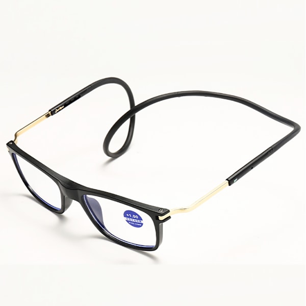 Praktiska Unisex TR Magnetiska Läsglasögon Gul +2.5