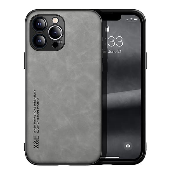 iPhone 16 Pro   Robust Skal med Lyxig Touch Blå
