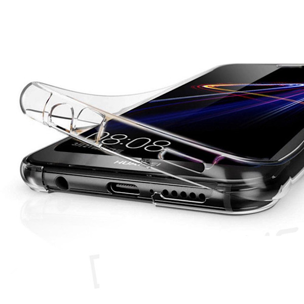 Huawei Mate 20 Pro Dubbelsidigt silikonfodral TOUCHFUNKTION Roséguld