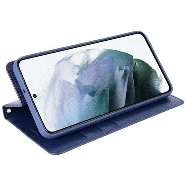 Samsung Galaxy S24 plus - Tyylikäs lompakkokotelo HANMANilta Marine blue