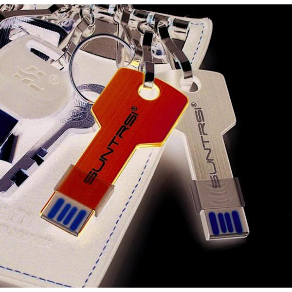 USB 2.0 minne flash (Metall) 16GB Grön