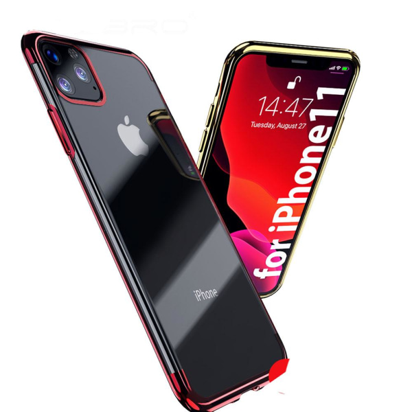 iPhone 11 Pro Max - Gennemtænkt beskyttelsescover (FLOVEME) Röd