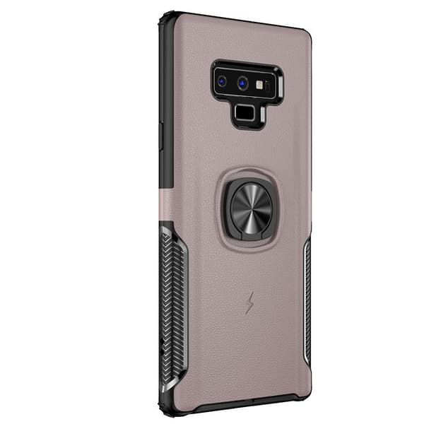 Smart Skal med Ringhållare från LEMAN - Samsung Galaxy Note 9 Guld
