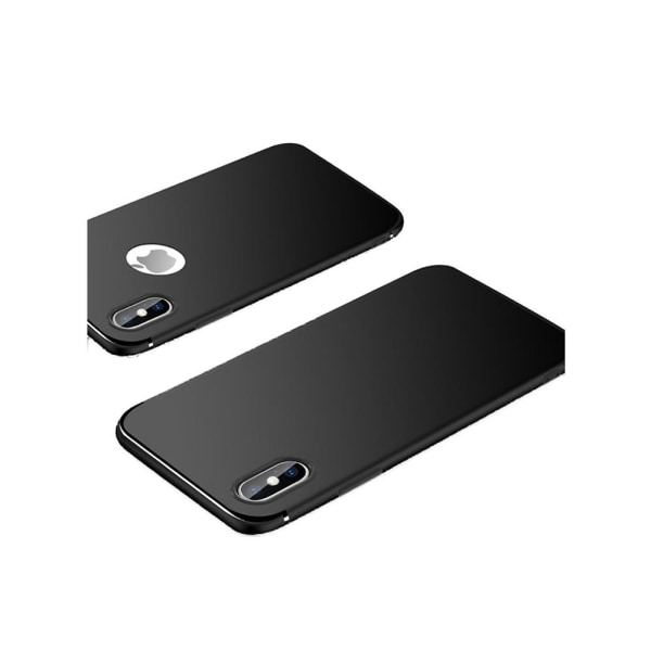 iPhone X/XS - Stilrent och Matt Silikonskal av NKOBEE Marinblå